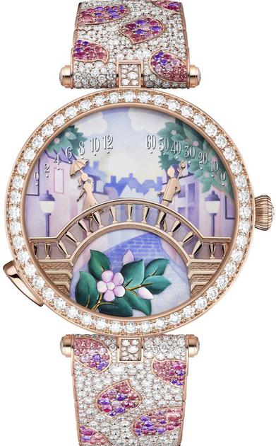 Lady Arpels Pont des Amoureux Printemps腕表