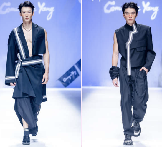 杨紫琪携comunque Yang空氧23春夏系列登陆中国国际时装周 新浪时尚 新浪网