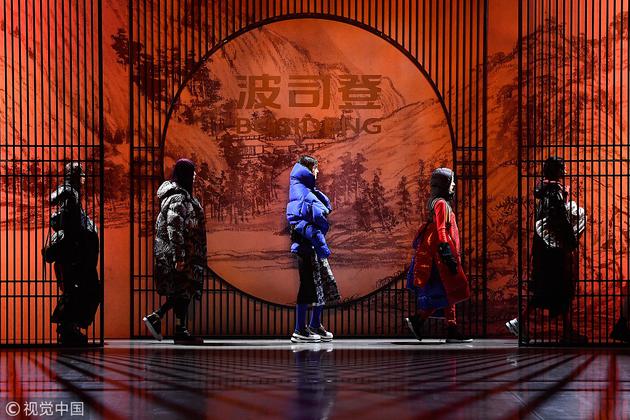 波司登纽约时装周大秀现场