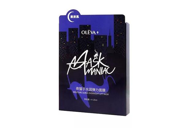 OLEVA+ 夜猫子水润弹力面膜