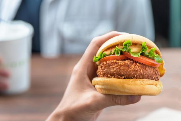 Shake Shack 经典美食：芝士蘑菇堡