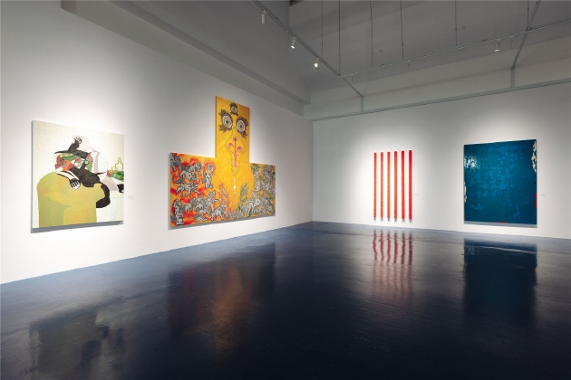 白石画廊新加坡空间首展展览现场