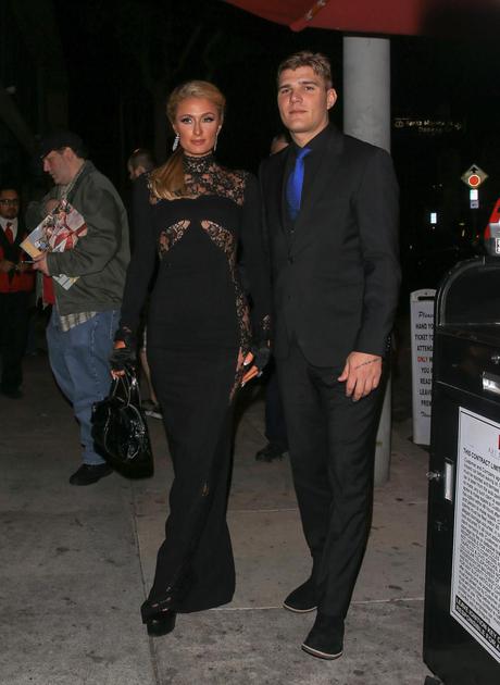 Paris Hilton与未婚夫Chris Zylka