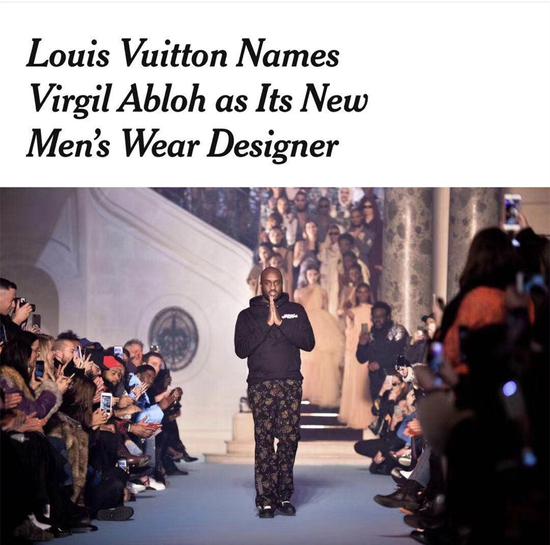 Off-White创意总监接管Louis Vuitton