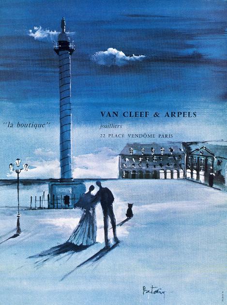 “la   boutique”系列广告，1958年Van Cleef & Arpels梵克雅宝 馆藏档案