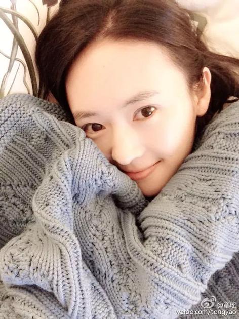童瑶素颜