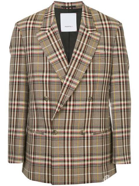 Ports Vchecked suit