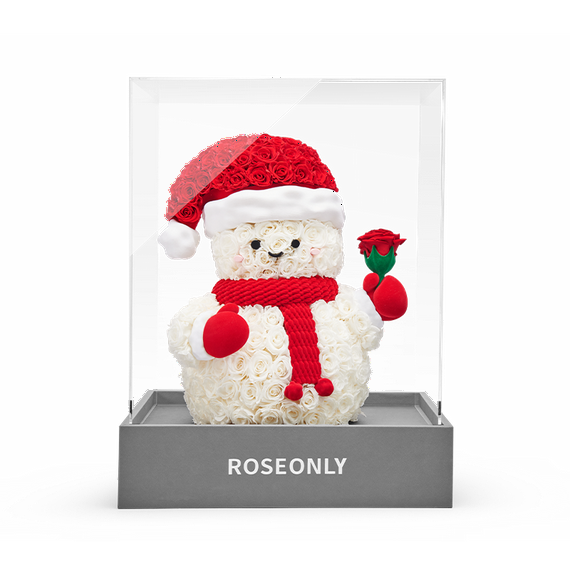 ROSEONLY圣诞特别款-38cm-玫瑰雪人 ¥29999
