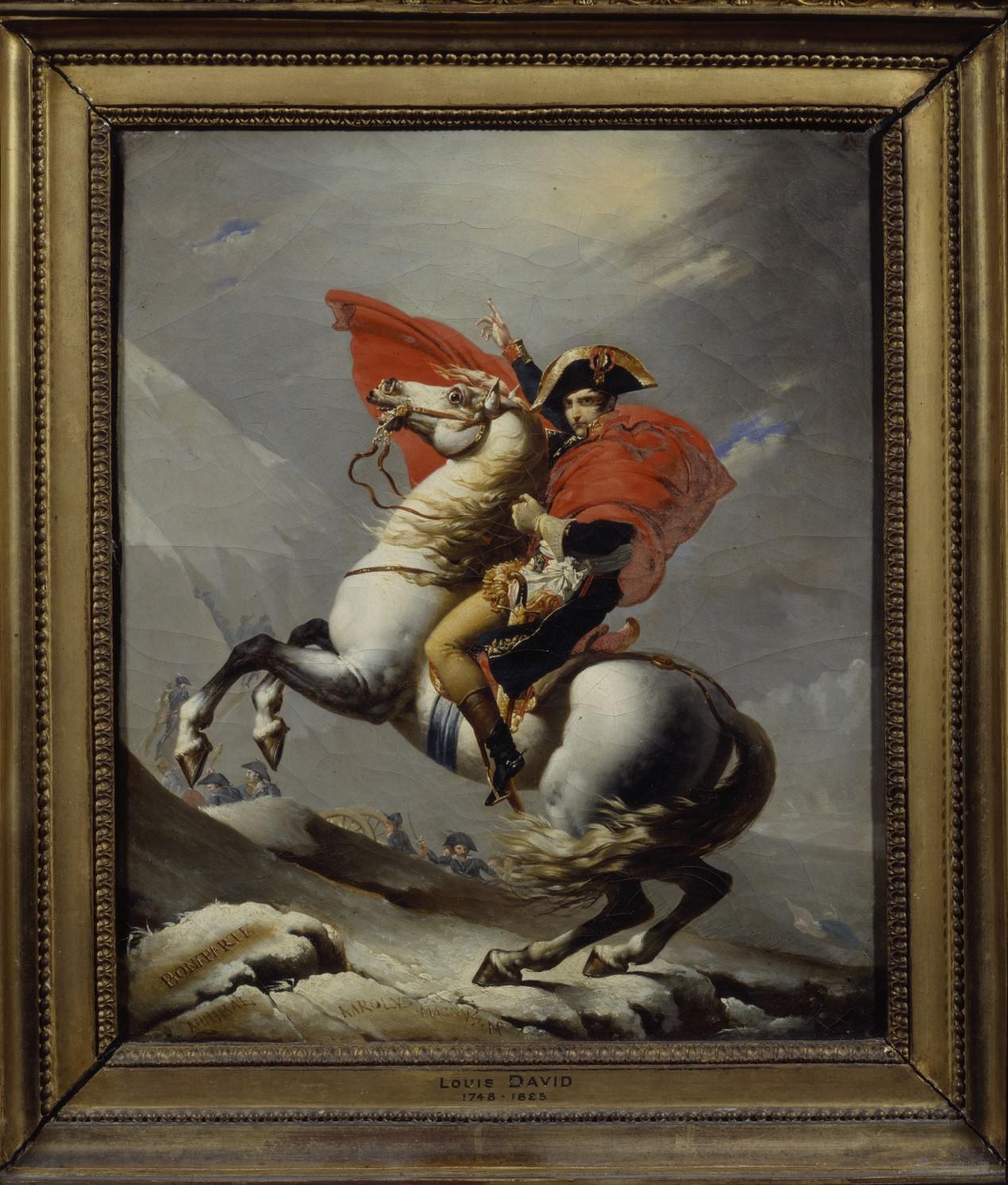 拿破仑骑马的画叫什么图片