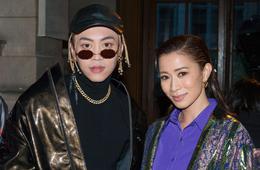 杨文昊潮男范儿同框佘诗曼巴黎看秀