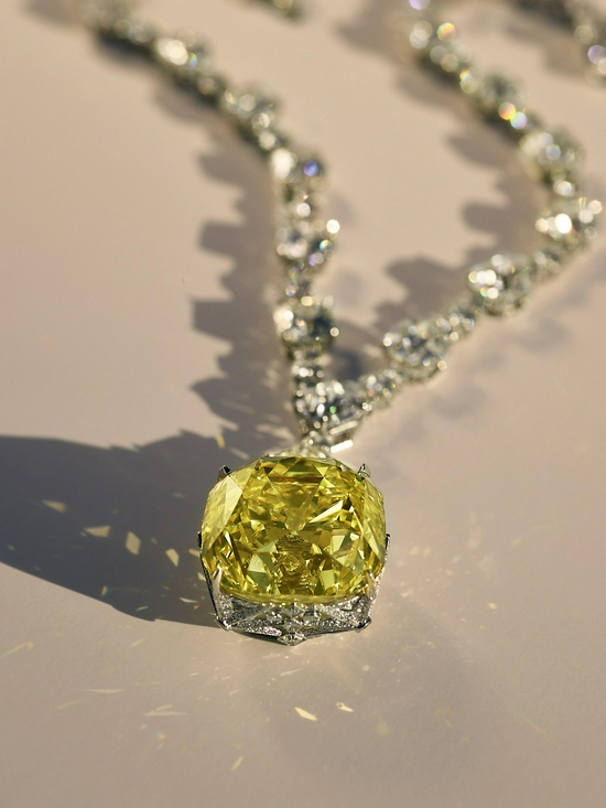 “The Tiffany Diamond”蒂芙尼传奇黄钻项链