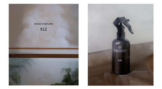 产品名称：tamburins MOOD PERFUME 912 空间香氛 912 产品规格：250ml / 280 RMB；60ml/130 RMB