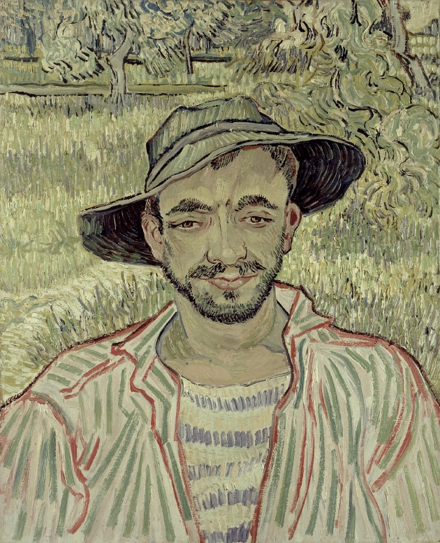 园丁 文森特·梵高 1889 布面油画