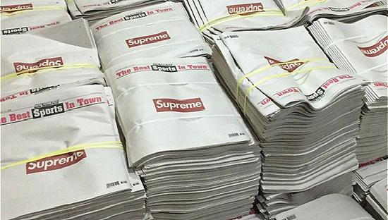 《纽约邮报》印上了Supreme的logo后贵了40倍