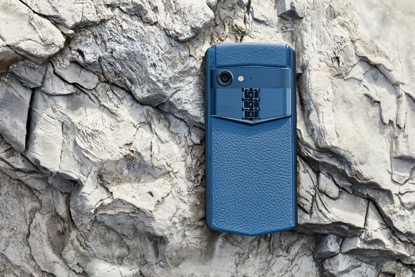 VERTU ASTER P巴洛克系列星夜蓝小牛皮款