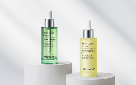 [左：梦妆智萃肌活净颜焕肤精华液 官方售价：30ml / RMB 179] 　　[右：梦妆智萃肌活舒缓修护精华液 官方售价：30ml / RMB 179]