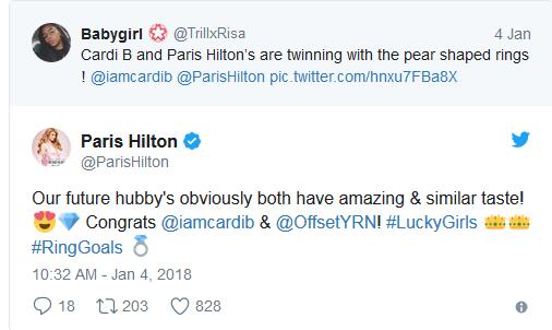 对于“撞鸽子蛋”这事Paris Hilton的回应