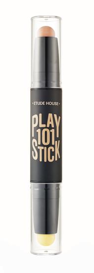 ETUDE HOUSE伊蒂之屋玩转多功能调色修容棒#1 蜜桃橘+水粉黄 (2)