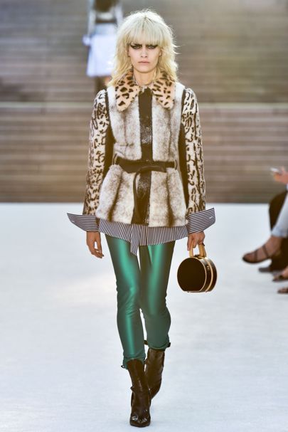Louis Vuitton的豹纹细节夹克