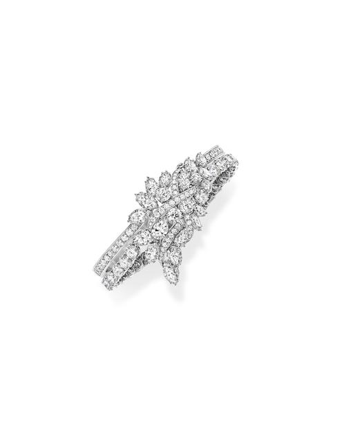 海瑞温斯顿绮隐Secret Cluster高级珠宝系列钻石手链，总重约37.62克拉