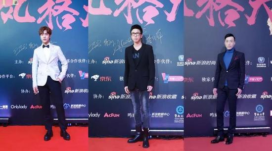 左起：明星造型师邓皓文；设计师王培沂；健康美肌顾问、生活美学家侯聪