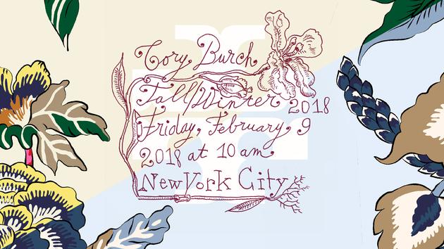 Tory Burch 2018秋冬女装系列将于北京时间2月9日晚上10点在纽约举行