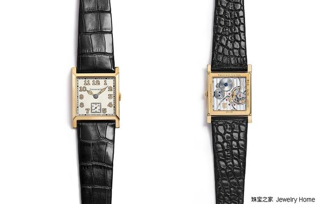 Tiffany & Co。 蒂芙尼Square系列27x35.88毫米18K金腕表