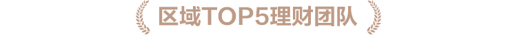 区域TOP5银行理财团队