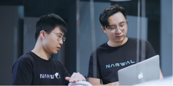 （云鲸创始人张峻彬和云鲸联合创始人&nbsp;吴一昊）