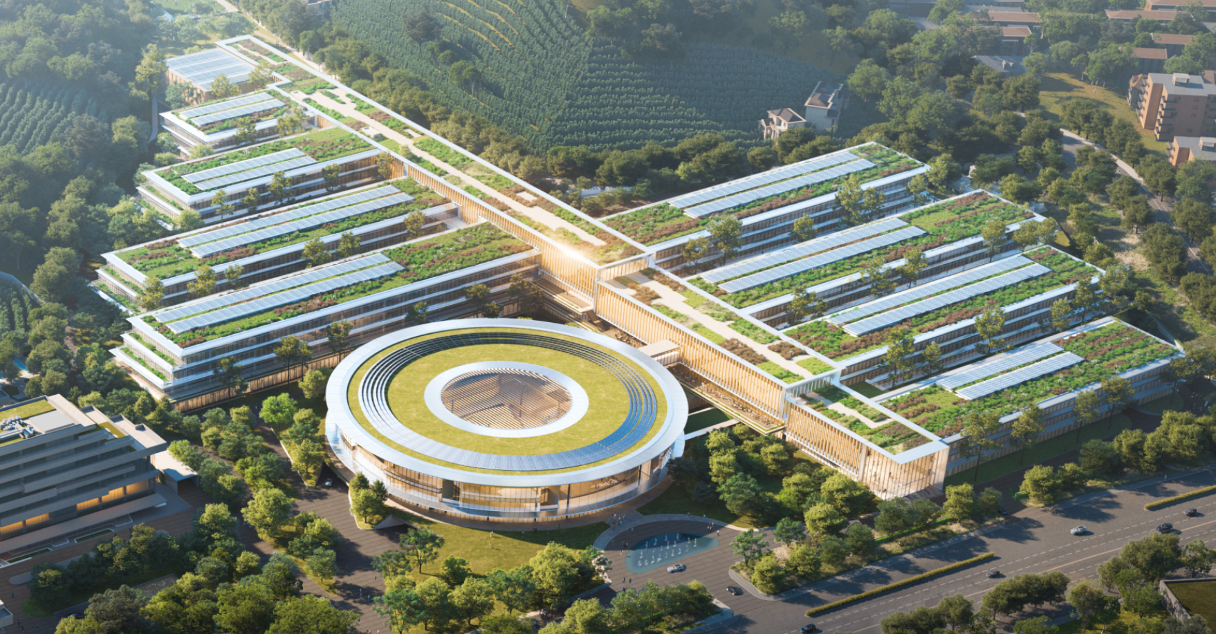 图注：蚂蚁集团全球总部二期项目设计图