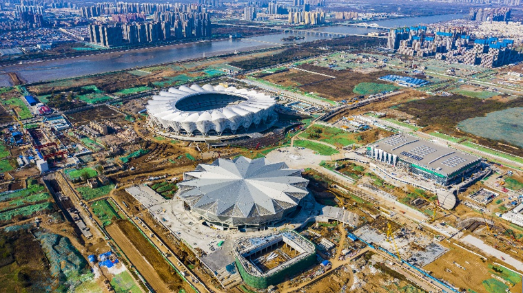 图片表明:“一带一块儿”标志性工程西安“三中央”项现在周详完善