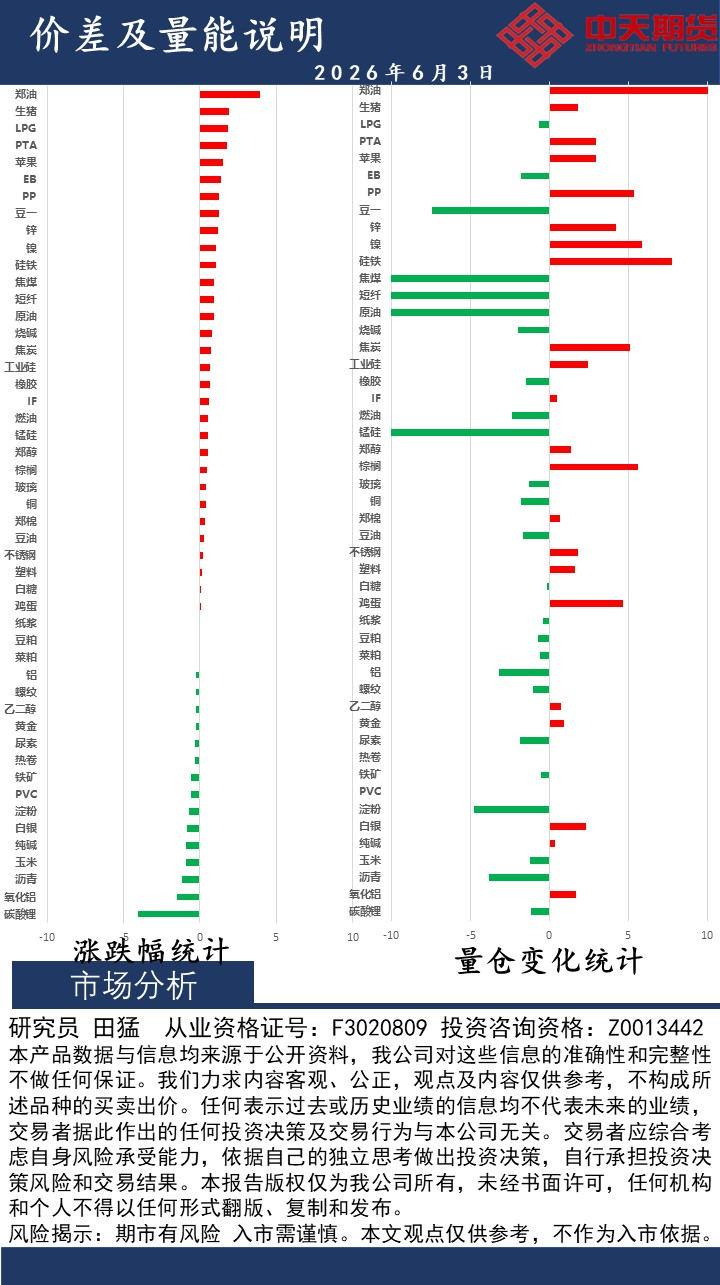 中天策略:6月3日市场分析