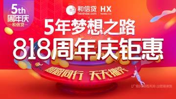 和信贷818周年庆钜惠