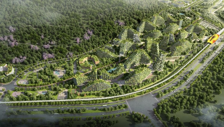 柳州"森林城市"将是中国的第一座垂直森林城