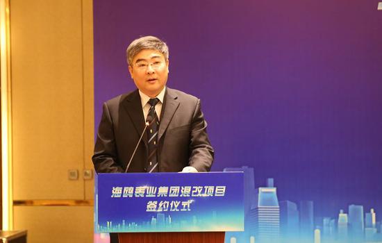 天津市国资委党委副书记焦文胜"我们将积极地搭好平台,全力的搞好服务