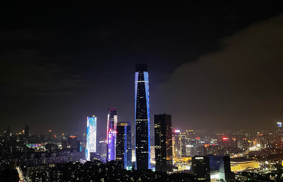 东莞城市中心夜景,中房君摄