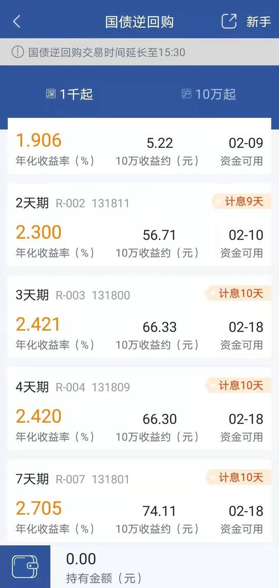 选国债逆回购、货币基金还是短期理财？春节假期躺赚指南来了