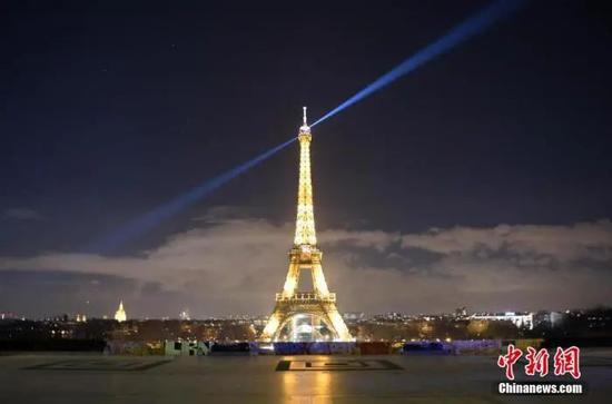 资料图：疫情下的法国。中新社记者 李洋 摄