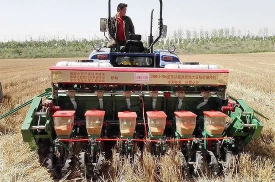 中国农科院免耕覆秸播种大豆使麦秸“变废为宝”，图片：中国农业科学院