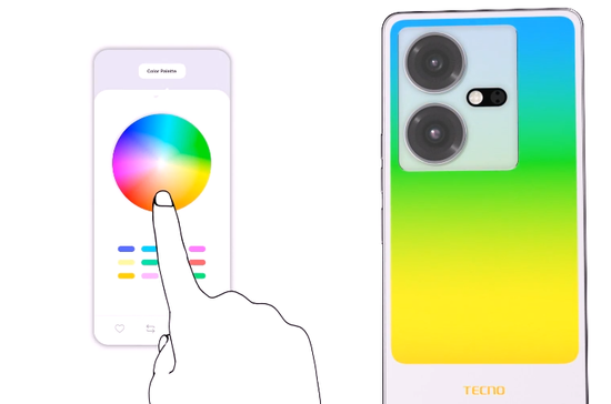 手机后盖1600种颜色随心换，传音Tecno发布“变色龙着色技术”