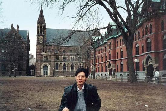 沈南鹏的耶鲁大学学习经历，为他打开了通向商业世界的大门。来源：被访者供图