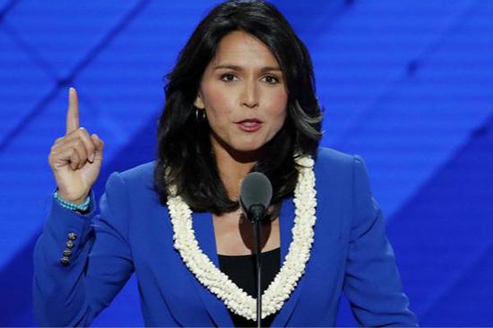 美国民主党议员图尔西⋅加伯德（图：俄罗斯卫星通讯社）