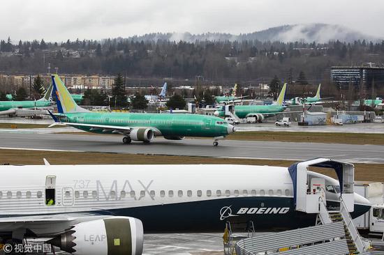 波音737 MAX飞机 图自视觉中国