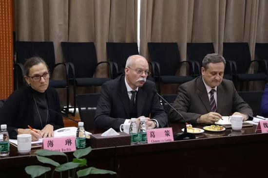  ▲ 德国驻华大使葛策（Dr． Clemens von Goetze）