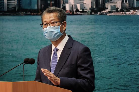 陈茂波指香港与美国之间仍会存在互惠互利的经贸关系（点新闻资料图片）