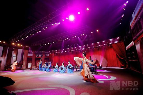 新国风动画实景剧《烟火成都》表演现场 图片来源：张建 摄
