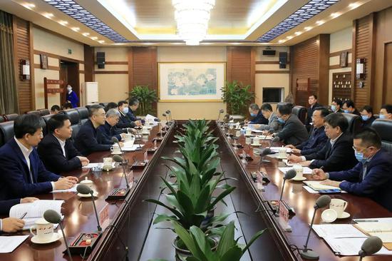 谷澍带队拜访中央农办主任、农业农村部部长唐仁健