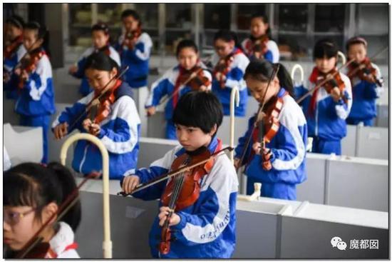 很多年轻人把做小提琴视为终身的行业。