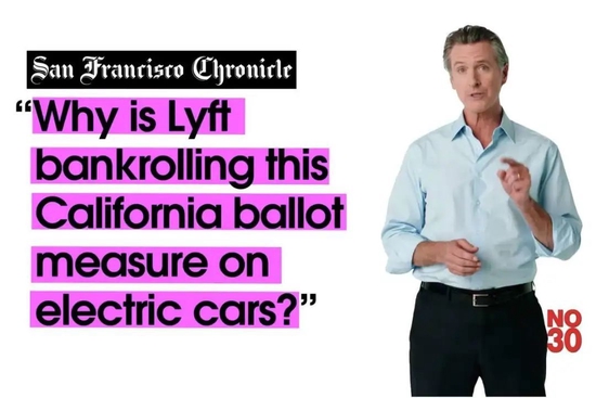 Taxing the wealthy to subsidize electric cars? California governor lashes out at Lyft