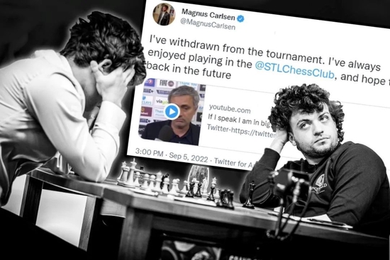 Carlsen retweeted Mourinho's quote